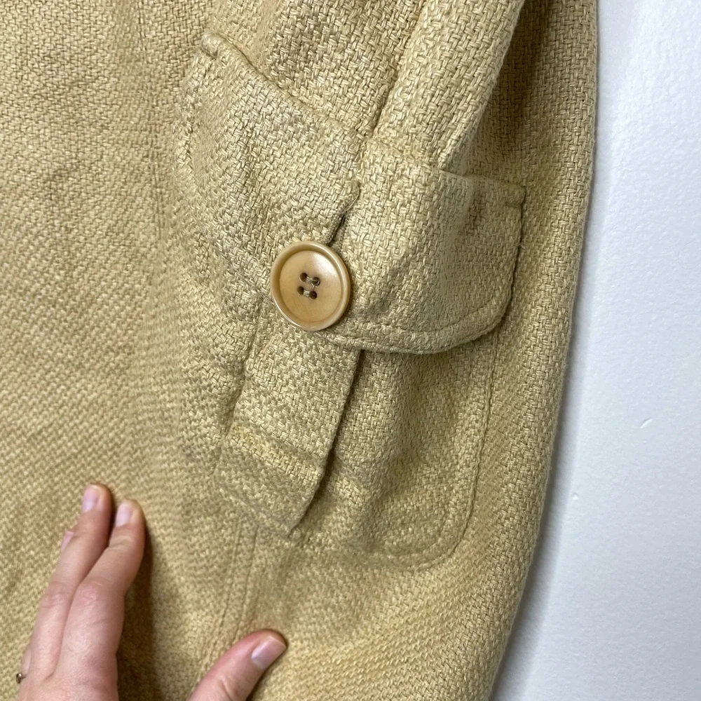 Zara Linen Cargo Skirt with Front Slit 12 - Picture 5 of 13